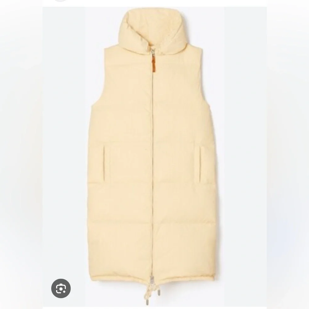 Tory Burch Reversible Long Down Vest